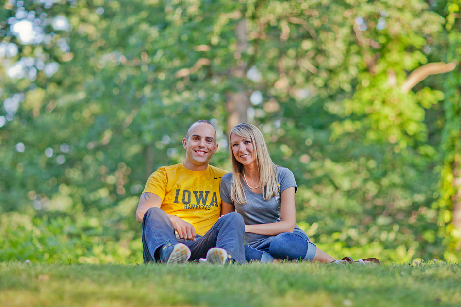 des moines iowa engagement photos