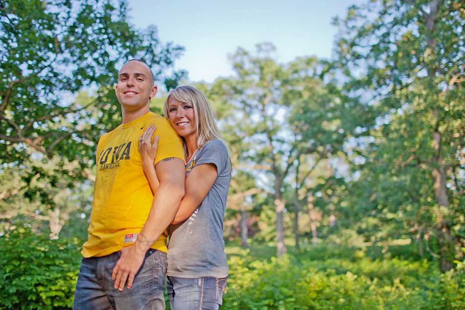 des moines iowa engagement photos