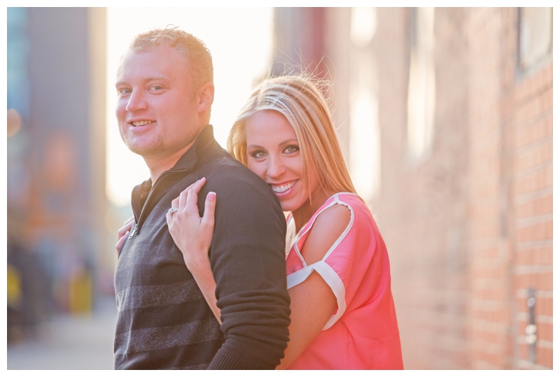 des moines engagement photo