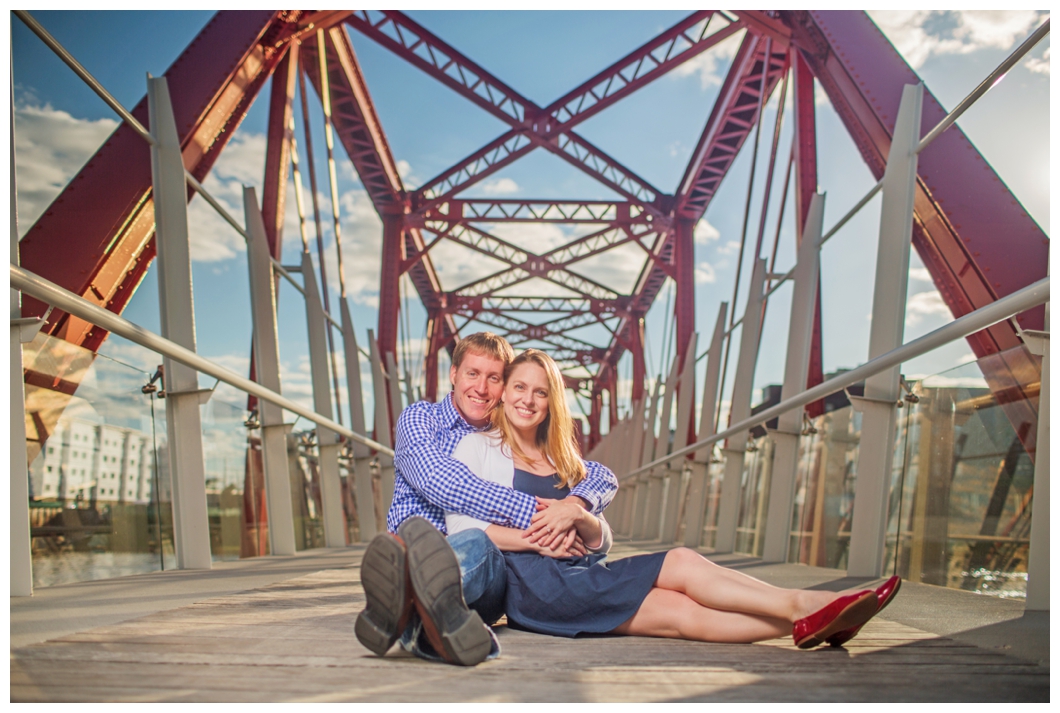 des moines engagement photos