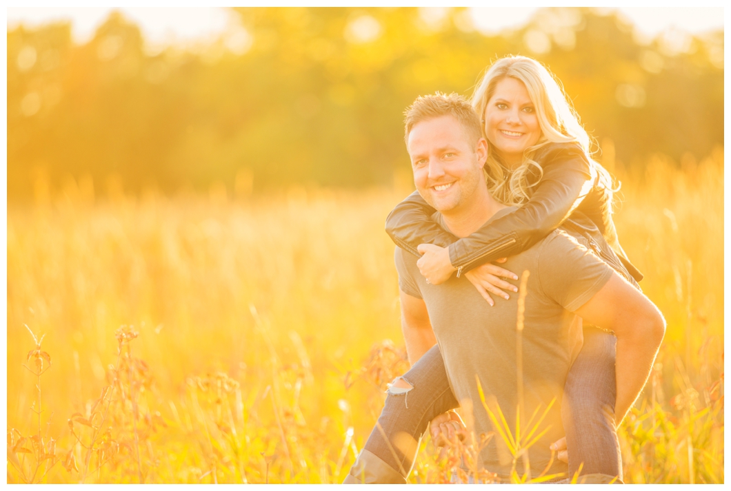 sunset engagement photos