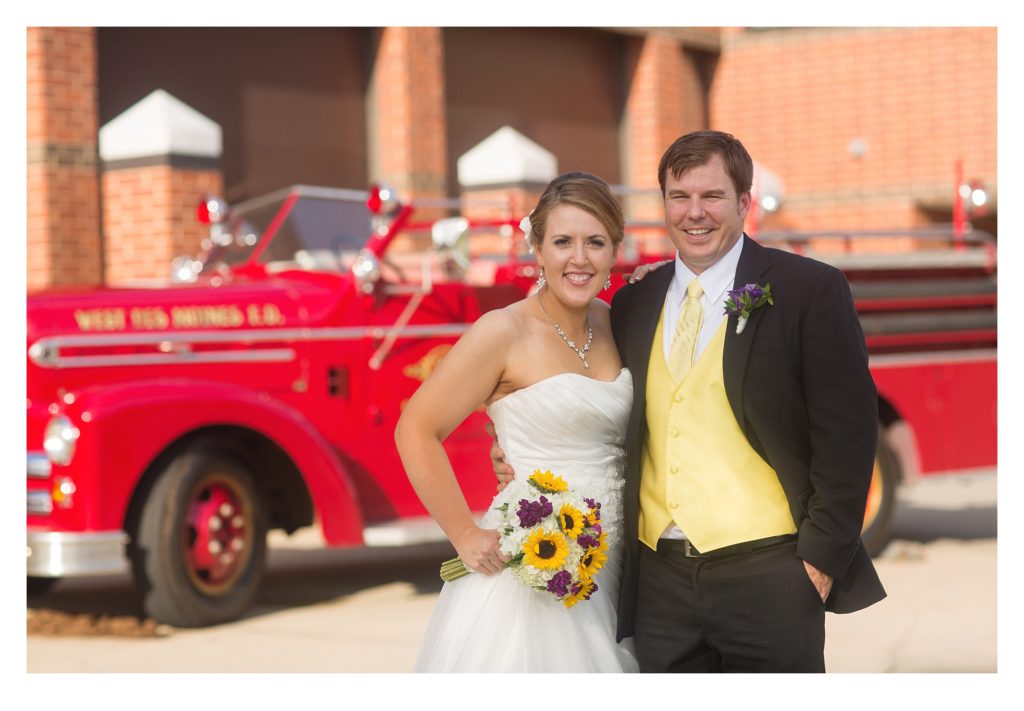 firefighter wedding