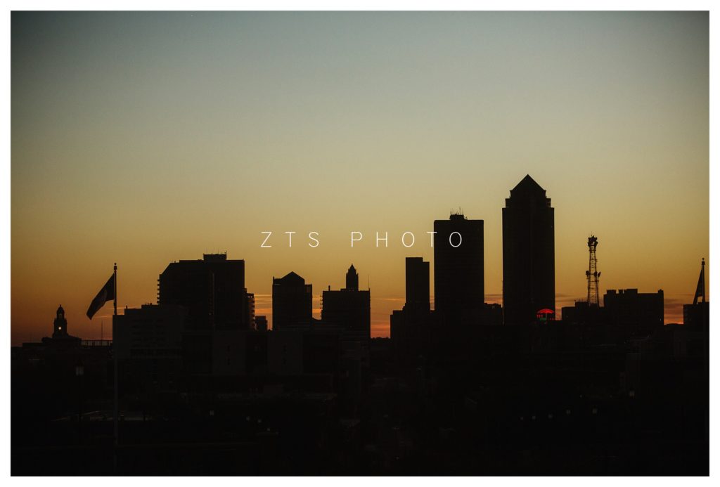 des moines skyline by zts photo sarah urich