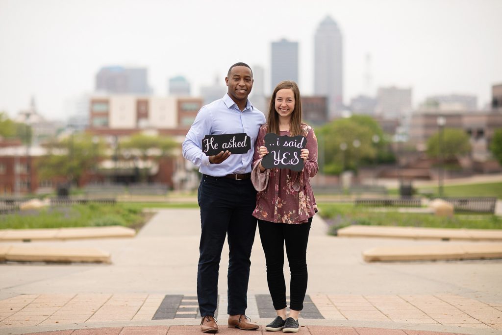 des moines, iowa proposal photography zts photo