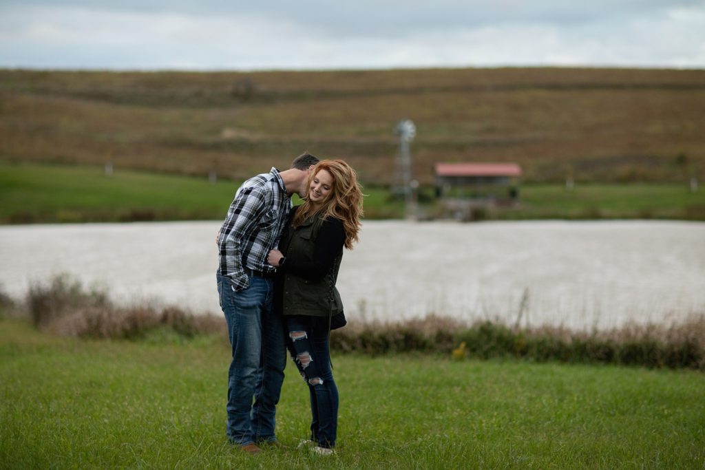 Des Moines, Iowa Engagement Photographer ZTS Photo Farm Engagement